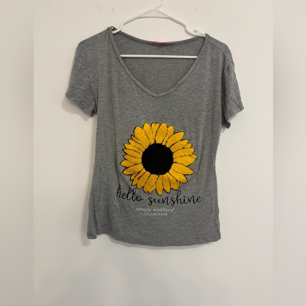 Simply southern sunflower pj top